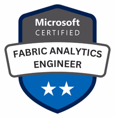 Badge Microsoft Certified: Fabric Analytics Engineer (DP-600)